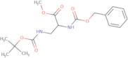 D-Alanine, 3-[[(1,1-dimethylethoxy)carbonyl]amino]-N-[(phenylmethoxy)carbonyl]-, methyl ester