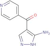 (5-Amino-1H-pyrazol-4-yl)(pyridin-4-yl)methanone