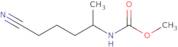 Methyl N-(5-cyanopentan-2-yl)carbamate