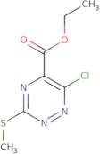 Ethyl 6-chloro-3-(methylthio)-1,2,4-triazine-5-carboxylate