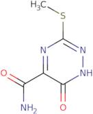 6-Hydroxy-3-(methylsulfanyl)-1,2,4-triazine-5-carboxamide