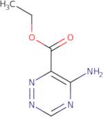 Ethyl 5-amino-3-(methylsulfanyl)-1,2,4-triazine-6-carboxylate