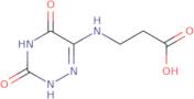3-[(3,5-Dioxo-2,3,4,5-tetrahydro-1,2,4-triazin-6-yl)amino]propanoic acid