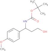 3-(boc-amino)-3-(4-methoxyphenyl)-1-propanol