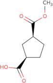 cis-3-Carbomethoxycyclopentane-1-carboxylic acid