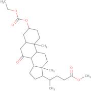 (3α,5β)-3-[(Ethoxycarbonyl)oxy]-7-oxo-cholan-24-oic acid methyl ester