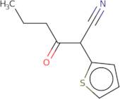 3-Oxo-2-(thiophen-2-yl)hexanenitrile