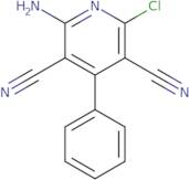 2-Amino-6-chloro-4-phenylpyridine-3,5-dicarbonitrile