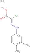 Ethyl (2Z)-2-chloro-2-[2-(3,4-dimethylphenyl)hydrazin-1-ylidene]acetate