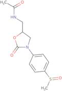 N-[[(5S)-3-(4-Methylsulfinylphenyl)-2-oxo-1,3-oxazolidin-5-yl]methyl]acetamide