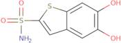 5,6-Dihydroxy-1-benzothiophene-2-sulfonamide