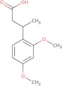 3-(2,4-Dimethoxyphenyl)butanoic acid