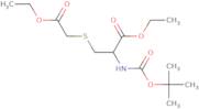 Ethyl 2-[(tert-butoxycarbonyl)amino]-3-[(2-ethoxy-2-oxoethyl)sulfanyl]propanoate