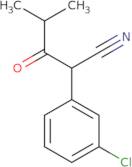 2-(3-Chlorophenyl)-4-methyl-3-oxopentanenitrile