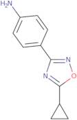 4-(5-Cyclopropyl-1,2,4-oxadiazol-3-yl)aniline