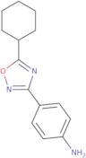 4-(5-Cyclohexyl-1,2,4-oxadiazol-3-yl)aniline