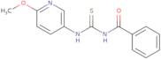 N-(((6-methoxy(3-pyridyl))amino)thioxomethyl)benzamide