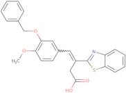 3-(1,3-Benzothiazol-2-yl)-4-[3-(benzyloxy)-4-methoxyphenyl]but-3-enoic acid