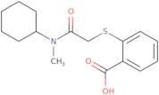 2-({[Cyclohexyl(methyl)carbamoyl]methyl}sulfanyl)benzoic acid