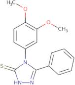 4-(3,4-Dimethoxyphenyl)-5-phenyl-4H-1,2,4-triazole-3-thiol