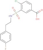 4-Chloro-3-{[2-(4-fluorophenyl)ethyl]sulfamoyl}benzoic acid