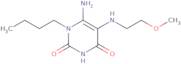 6-Amino-1-butyl-5-[(2-methoxyethyl)amino]-1,2,3,4-tetrahydropyrimidine-2,4-dione