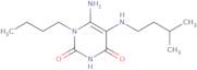 6-Amino-1-butyl-5-[(3-methylbutyl)amino]-1,2,3,4-tetrahydropyrimidine-2,4-dione