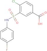 4-Chloro-3-[(4-fluorophenyl)sulfamoyl]benzoic acid