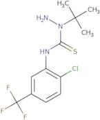 3-Amino-3-tert-butyl-1-[2-chloro-5-(trifluoromethyl)phenyl]thiourea