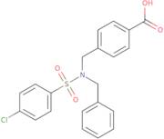 4-[(N-Benzyl4-chlorobenzenesulfonamido)methyl]benzoic acid
