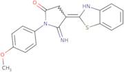 5-Amino-4-benzothiazol-2-yl-1-(4-methoxy-phenyl)-1,3-dihydro-pyrrol-2-one