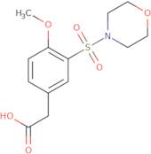 2-[4-Methoxy-3-(morpholine-4-sulfonyl)phenyl]acetic acid