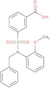 3-[Benzyl(2-methoxyphenyl)sulfamoyl]benzoic acid