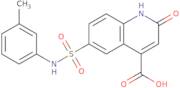 2-Hydroxy-6-[(3-methylphenyl)sulfamoyl]quinoline-4-carboxylic acid