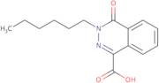 3-Hexyl-4-oxo-3,4-dihydrophthalazine-1-carboxylic acid