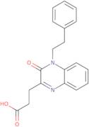 3-[3-Oxo-4-(2-phenylethyl)-3,4-dihydroquinoxalin-2-yl]propanoic acid