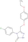 4-(4-Chlorophenyl)-5-(4-ethoxyphenoxymethyl)-4H-1,2,4-triazole-3-thiol