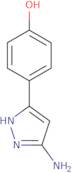 4-(5-Amino-1H-pyrazol-3-yl)phenol