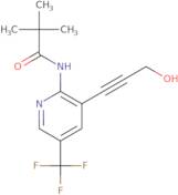 N-[3-(3-Hydroxyprop-1-ynyl)-5-(trifluoromethyl)pyridin-2-yl]-2,2-dimethylpropanamide