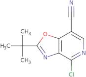 2-(tert-Butyl)-4-chlorooxazolo[4,5-c]pyridine-7-carbonitrile