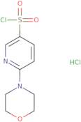 6-Morpholinopyridine-3-sulfonyl chloride hydrochloride