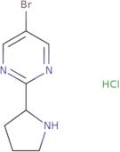 5-Bromo-2-(pyrrolidin-2-yl)pyrimidine hydrochloride