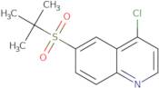 4-chloro-6-(2-methylpropane-2-sulfonyl)quinoline