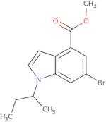 methyl 6-bromo-1-(sec-butyl)-1H-indole-4-carboxylate