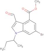 Methyl 6-bromo-1-(sec-butyl)-3-formyl-1H-indole-4-carboxylate
