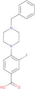 4-(4-Benzyl-1-piperazinyl)-3-fluorobenzoic acid