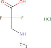 2,2-Difluoro-3-(methylamino)propanoic acid hydrochloride