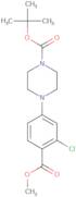 Methyl 4-(4-Boc-1-piperazinyl)-2-chlorobenzoate