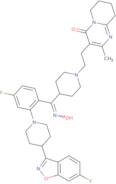 3-[2-[4-[(Z)-(4-Fluoro-2-[4-(6-fluoro-1,2-benzisoxazol-3-yl)piperidin-1-yl)phenyl](hydroxyimino)methyl]piperidin-1-yl]ethyl]-2-methy l-6,7,8,9-tetrahydro-4H-pyrido[1,2-a]pyrimidin-4-one