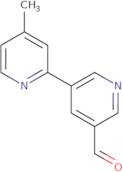 5-(4-Methylpyridin-2-yl)pyridine-3-carbaldehyde